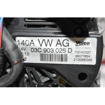 Δυναμό Volkswagen Golf VI 1.4 TSI CAX 2007-2014 VALEO 03C903025D 140A