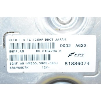 Εγκέφαλος Alfa Romeo Mito 1.4 135PS 2008-2014 51886074