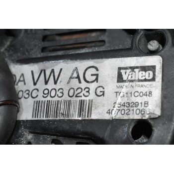 Δυναμό Volkswagen Golf / Jetta / Touran / Passat 1.4 TSI/FSI 110A 2006-2012 03C903023G (Audi A1 A3 / Seat Ibiza Toledo Altea / Skoda Octavia Fabia) (BMY BLG CAX)