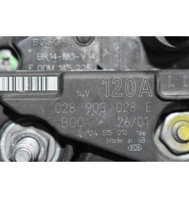 Δυναμό Skoda Octavia 1.8T 2001-2006 028903028E 0124515010 120A