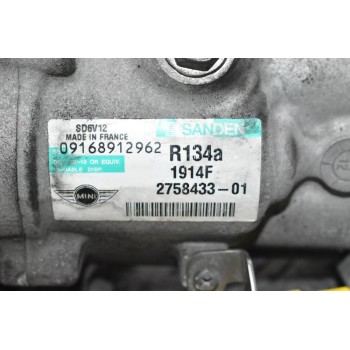 Κομπρεσέρ Aircondition - A/C Mini Cooper R56 N14B16AB 2006-2011 SANDEN 2758433-01
