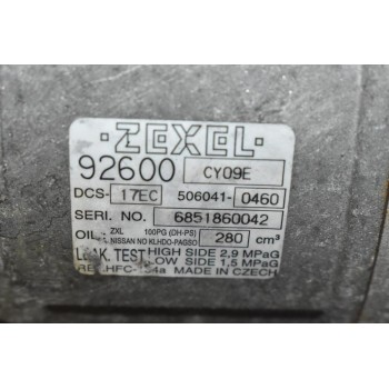 Κομπρεσέρ Aircondition - A/C Nissan Qashqai 2.0 MR20 2007-2012  506041-0460 (Renault Laguna)