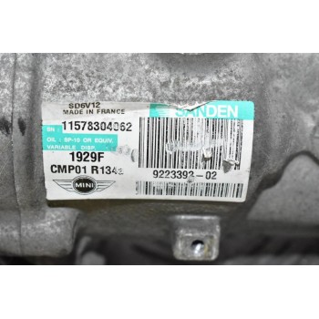 Κομπρεσέρ Aircondition Mini Cooper R56 1.6 N16B16A 2010-2013 SANDEN 9223392-02 11578304062 ( σπασμενη φυσα )