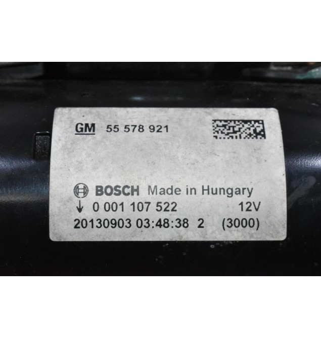 Μίζα Opel Corsa D A12XER 2009-2014 50001107522 55578921 (Zafira - Astra J)