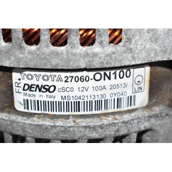 Δυναμό Toyota Yaris - Corolla - Auris 1ND 2005-2012 DENSO 27060-ON100 MS1042113130