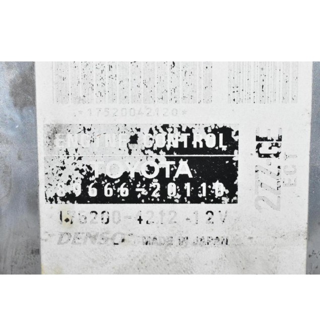 Εγκέφαλος Κινητήρα Toyota Celica/Corolla 2ZZ 2001-2010 DENSO 89666-20110 175200-4212