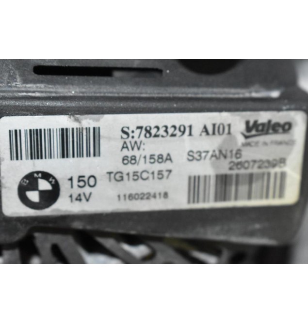 Δυναμό Mini - BMW 1.6 - 2.0D N47C20A - N47C16A 2010-2016 VALEO 7823291 A101 (Γνήσιο)