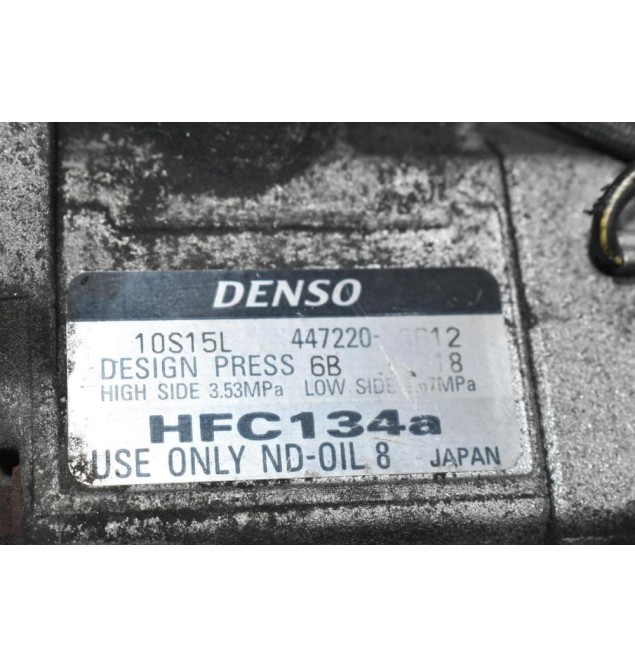Κομπρεσέρ Aircondition Toyota Celica Corolla 1.8 2ZZ 2001-2008 DENSO 447220-8612 HFC134a