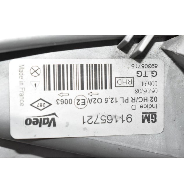 Φανάρι Εμπρός Αριστερό Opel Vivaro 2001-2007 91165721 (Renault Trafic)