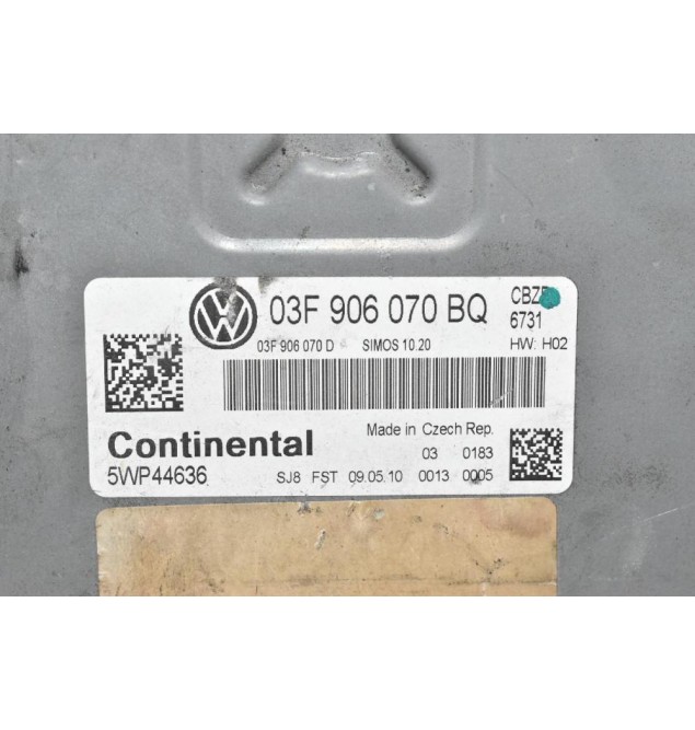 Εγκέφαλος Volkswagen Polo 1.2 TSI CBZ 2005-2015 CONTINENTAL 03F906070BQ 5WP44636