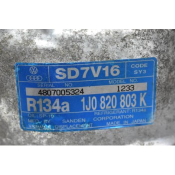 Κομπρεσέρ Aircondition A/C Seat Leon / Toledo 1.8T 20V ARY 180PS 1999-2006 4807005324 1J0820803K