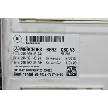 Εγκεφαλός - Πλακέτα Καμπίνας Mercedes-Benz B Class W246 W242 2011-2021 28-4019-7817-3-00 2469008804