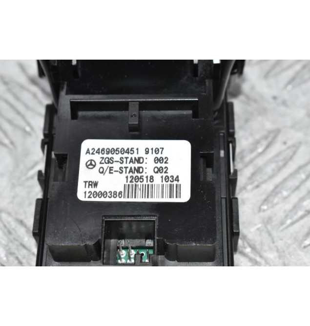 Κουμπί Χειροφρένου Mercedes-Benz B Class W246 W242 2011-2021 2469050451 (Ελαφρός Φθαρμένο)