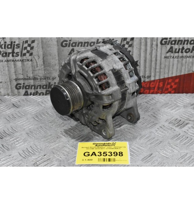 Δυναμό Nissan Megane - Juke - Qashqai 1.5 DCI K9K 2010-2017 231004EA0A-C