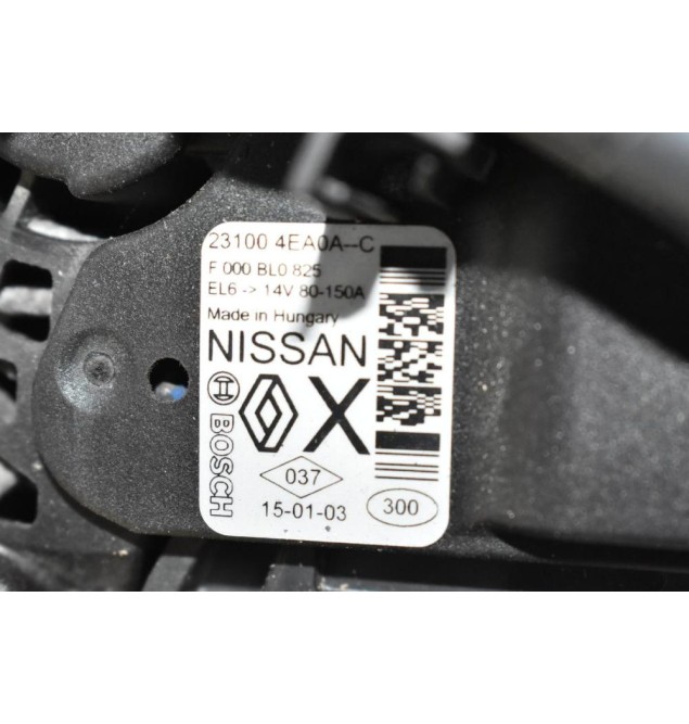 Δυναμό Nissan Megane - Juke - Qashqai 1.5 DCI K9K 2010-2017 231004EA0A-C