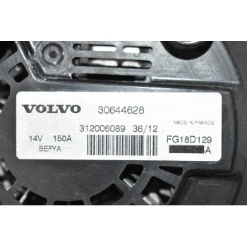 Δυναμό Volvo S60 / V60 / S80 / V40 / V70 B4164T 2010-2015 30644628 150A (Γνήσιος)