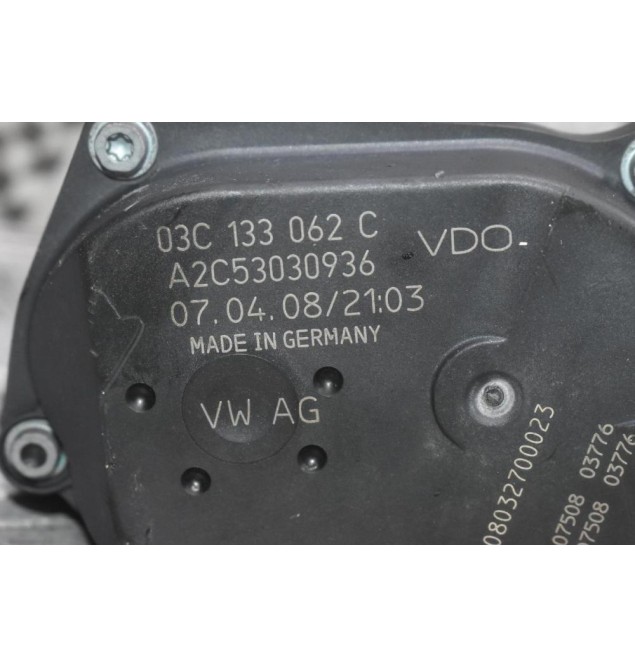 Πεταλούδα Γκαζιού Volkswagen Golf V 1.4 TSI CAΧ 2003-2009 03C133062C (Σπασμένο Φις)