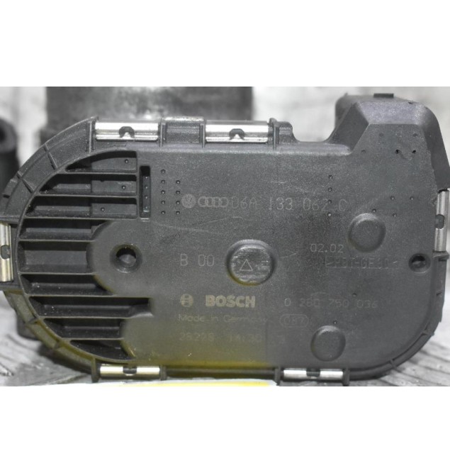Πεταλούδα Γκαζιού Seat Ibiza Leon Toledo 1.8T 20VT 2000-2005 (Γνήσια) 06A133062C 0280750036 (Audi A3 TT / Skoda Octavia / Volkswagen Golf Bora Beetle)