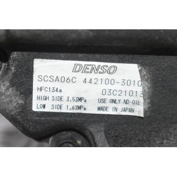 Κομπρεσέρ Aircondition Toyota Celica Corolla 1.8 2ZZ 2001-2008 DENSO 442100-3010 HFC134a