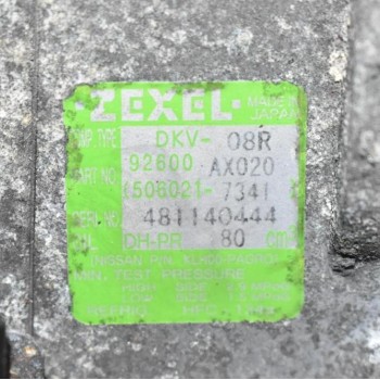 Κομπρεσέρ Aircondition Nissan Micra CR14 2003-2010 92600AX020 556021-7341 481140444