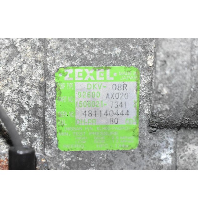Κομπρεσέρ Aircondition Nissan Micra CR14 2003-2010 92600AX020 556021-7341 481140444