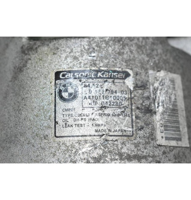 Κομπρεσέρ Aircondition - A/C Bmw 1.6 116i 316i 122PS N43B16AA 2007-2011 CALSONIC 9182794-03 A41011B10005