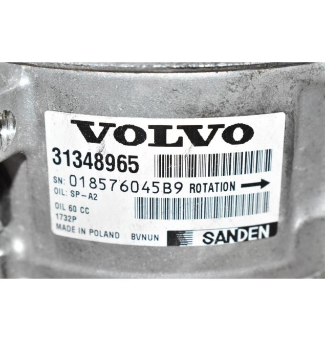 Κομπρεσέρ Aircondition - A/C Volvo S60 V40 2010-2015 31348965