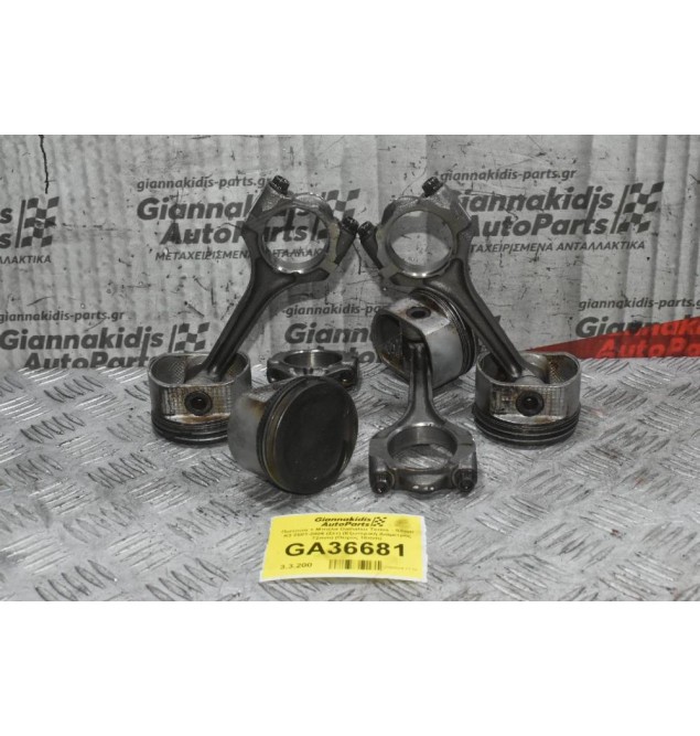 Πιστόνια + Μπιέλα Daihatsu Terios - Sirion K3 2001-2006 (Σέτ) (Εξωτερική Διάμετρος 72mm) (Πείρος 18mm)