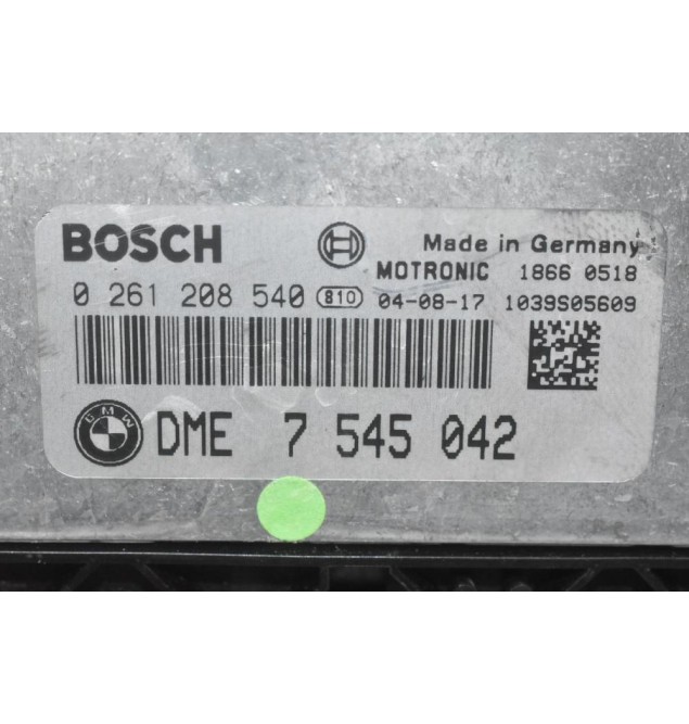 Εγκέφαλος Bmw E87/E90 2.0 N46B20B  2004-2008 0261208540 1039S05609