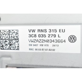 Οθόνη - GPS - Ράδιο Volkswagen Golf - Amarok 2006-2020 3C8035279L (Polo - Passat - Scirocco - Caddy - Tiguan)