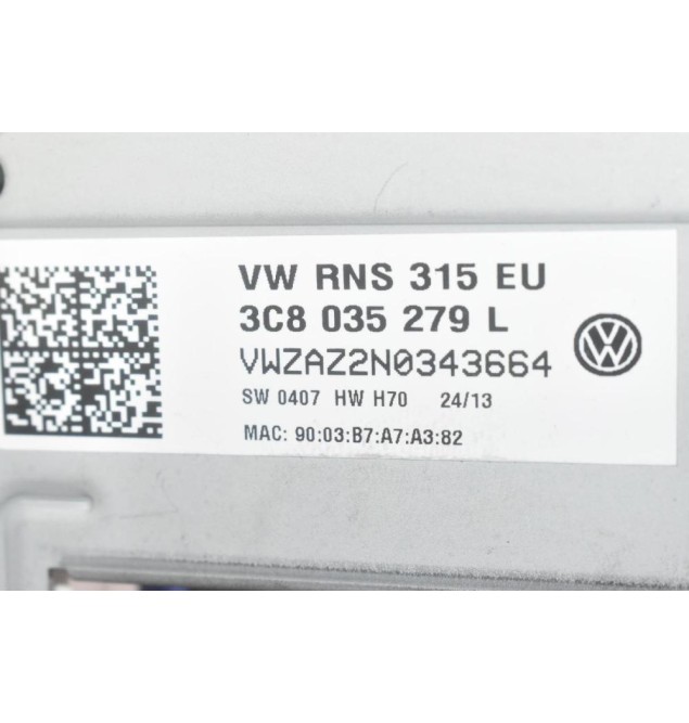 Οθόνη - GPS - Ράδιο Volkswagen Golf - Amarok 2006-2020 3C8035279L (Polo - Passat - Scirocco - Caddy - Tiguan)