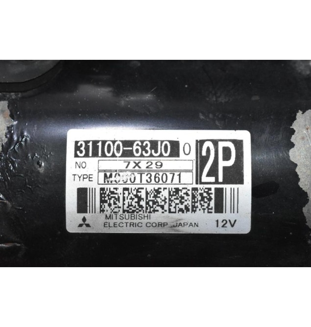 Μίζα Fiat Sedici 1.6 1.5 1.3 M16A M13A M15A 2006-2014 (Γνήσια) 31100-63J00 M000T36071 (Suzuki Swift SX4 Jimny Liana Wagon R+ Ignis Opel Agila)