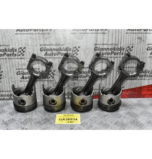 Πιστόνια - Μπιέλες Isuzu - Opel Campo 2.5 4JA1 1997-2007 (Διάμετρος Πιστονιού 93mm) (Πείρος 31mm)