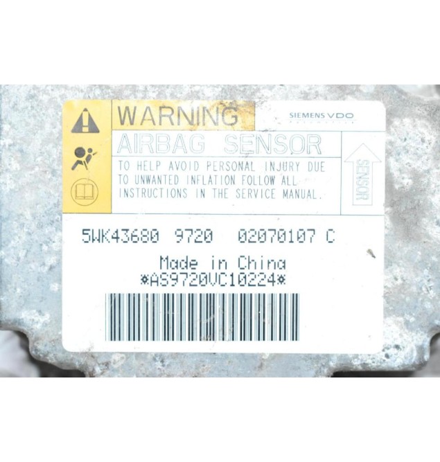 Εγκέφαλος Αερόσακου Isuzu D-Max 2007-2013 SIEMENS 5WK43680