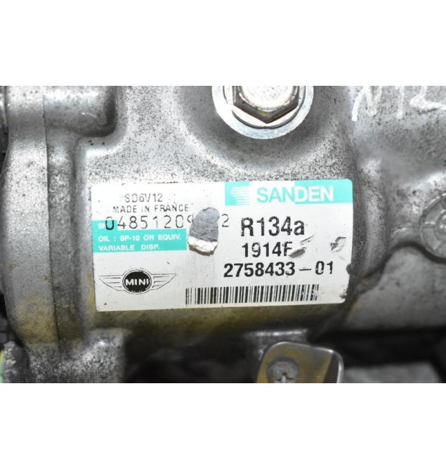 Κομπρεσέρ Aircondition A/C Mini Cooper 1.4 N12B14AA 2006-2012 2758433-01