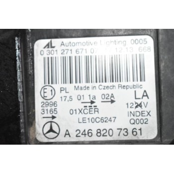 Φανάρι Εμπρός Αριστερό Mercedes-Benz B 180 W246 B-Class 2010-2014 A2468207361 (BI-XENON) (Σπασμενο Κρίσταλο)