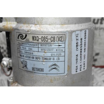 Κομπρεσέρ Aircondition - A/C Citroen C3 / Pegeuot 208 HNZ HN08 1.2 Turbo 110ps 2015-2020 9838018980