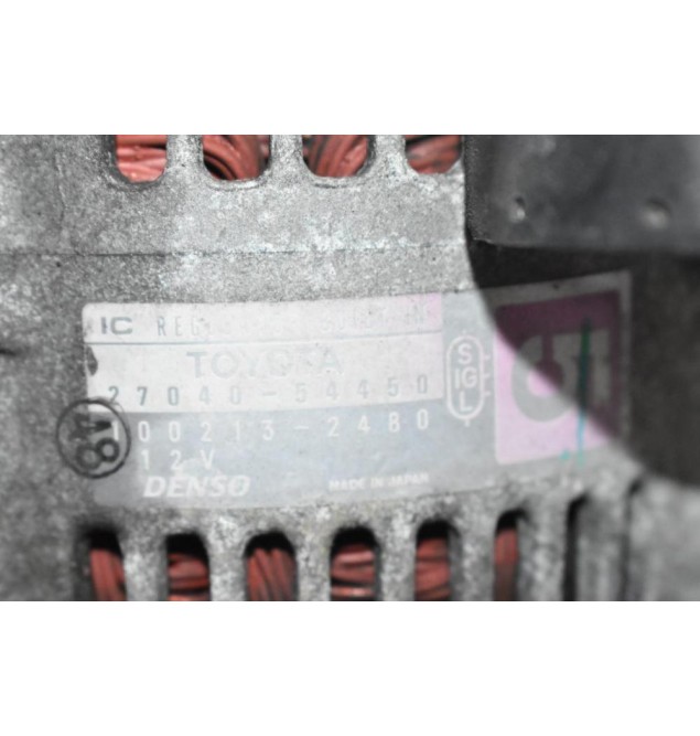 Δυναμό Toyota Hilux 2.4 2L-T 1990-2001 27040-54450 100213-2480 (Εξόστερ μπροστά)