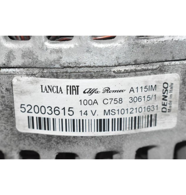 Δυναμό Fiat 500 - Tipo 356 2007-2015 DENSO MS1012101631 52003615