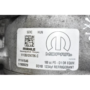 Κομπρεσέρ Aircondition A/C Fiat 500 - Tipo 356 2007-2020 DENSO 01141546