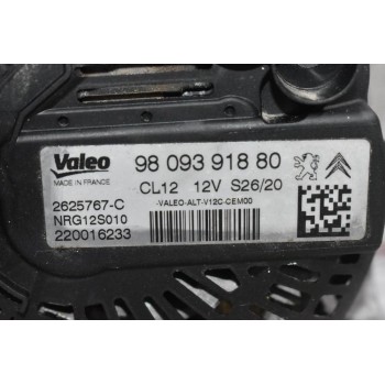 Δυναμό Peugeot - Citroen 2008-2019 9809391880 (308 2008 5008 Partner) (Berlingo Cactus C4 Picasso)