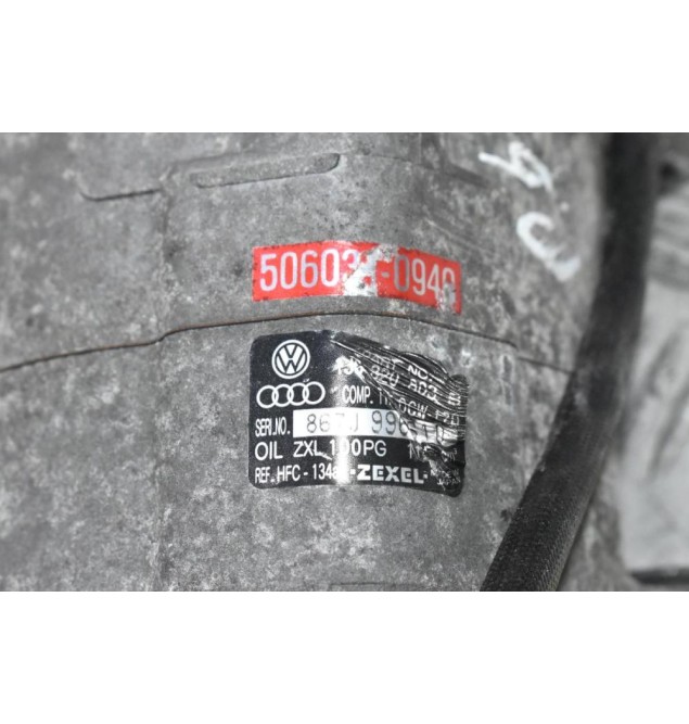 Kομπρεσέρ Aircondition A/C Audi A3 1.8T AGU 2000-2008 1J0820803A 867J996610 (Seat 20VT - Volkswagen 20VT - Skoda 20VT)
