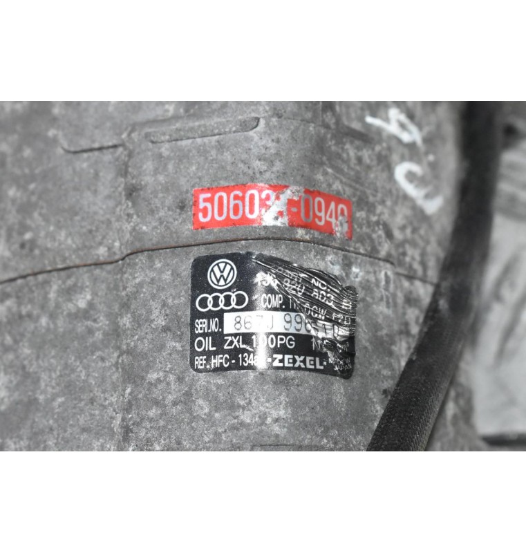Kομπρεσέρ Aircondition A/C Audi A3 1.8T AGU 2000-2008 1J0820803A 867J996610 (Seat 20VT - Volkswagen 20VT - Skoda 20VT)