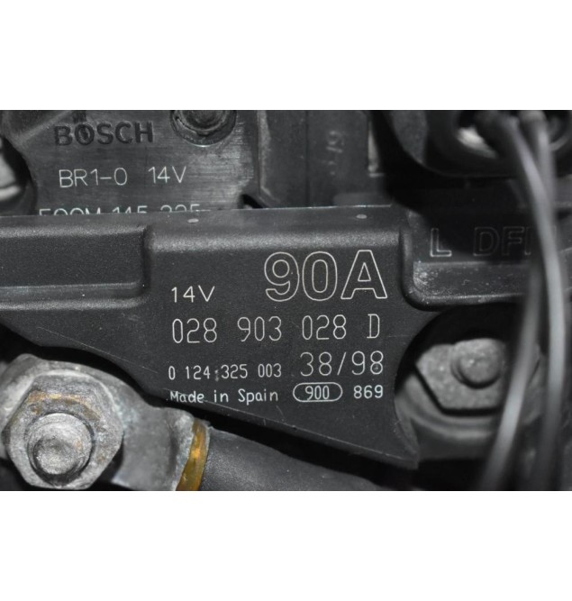 Δυναμό Audi A3 1.8T AGU 2000-2003 028903028D 0124325003 90A (Volkswagen - Seat - Skoda)