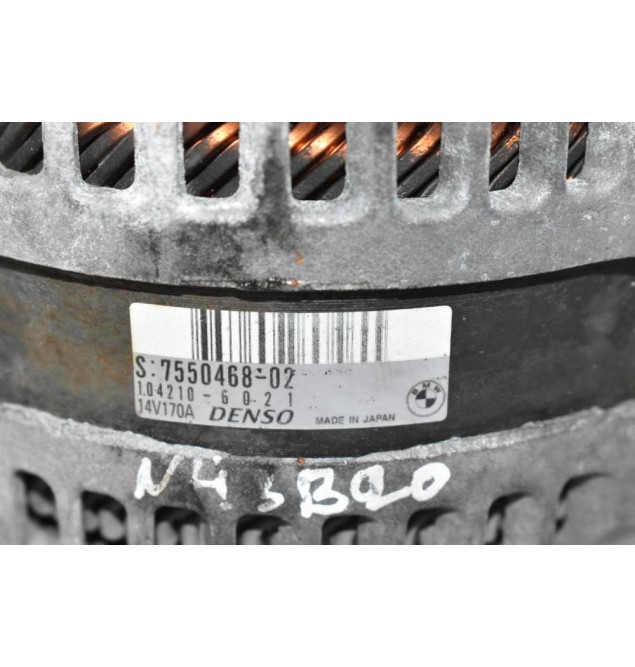 Δυναμό Bmw N43B20 - N43B16 2005-2010 7550468-02 104210-6021 170A