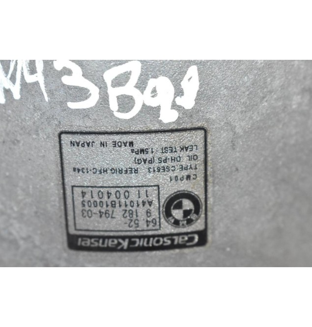 Κομπρεσέρ Aircondition - A/C Bmw N43B20A 2005-2010 9182794-03