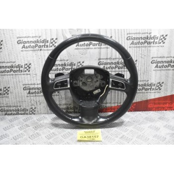 Τιμόνι Με Χειριστήρια Audi A4 B7 2005-2010 4F0124A 62278150A (S4 A6 A3 B7 A6) (Quattro) (F1 Shifting Paddles) (Μικρή Φθορά)