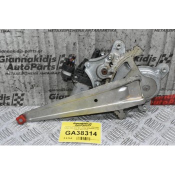 Γρύλλος Παραθύρου Mitsubishi L200 KB4 Safari 2005-2012 MN182354 AE062040-2750 (Πίσω Αριστερά)