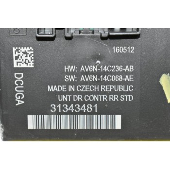 Εγκέφαλος - Πλακέτα Πόρτας Volvo V60 / S60 2010-2020 31343481 (Πίσω Δεξιά)