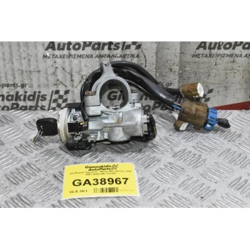 Κλειδαριά Τιμονιού - Μίζας Mitsubishi L200 1997-2005 (Με Κλειδί)